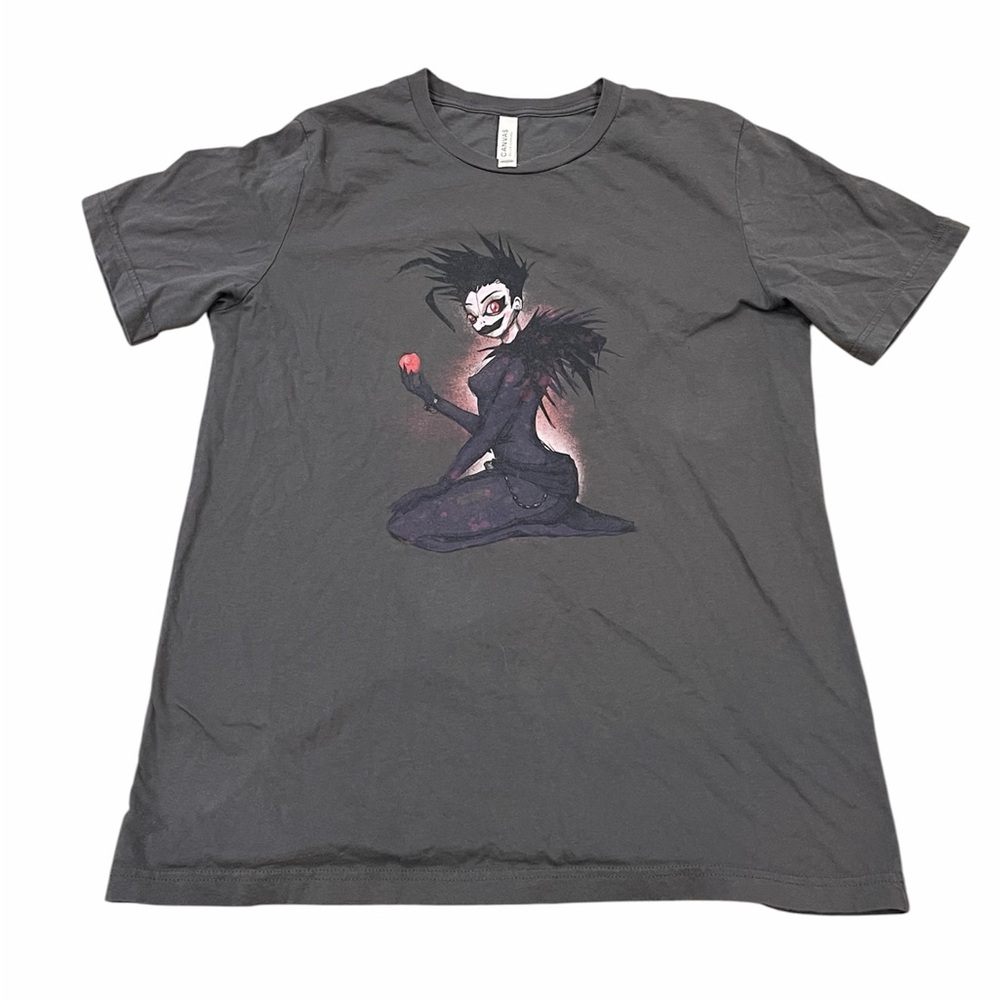 Death Note Female Ryuk Shirt Mens Size Large Gray